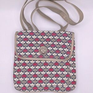 Relic Erica Crossbody Bag Adjustable Strap Floral Pattern